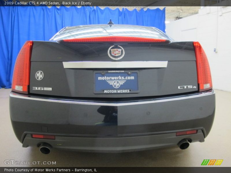 Black Ice / Ebony 2009 Cadillac CTS 4 AWD Sedan