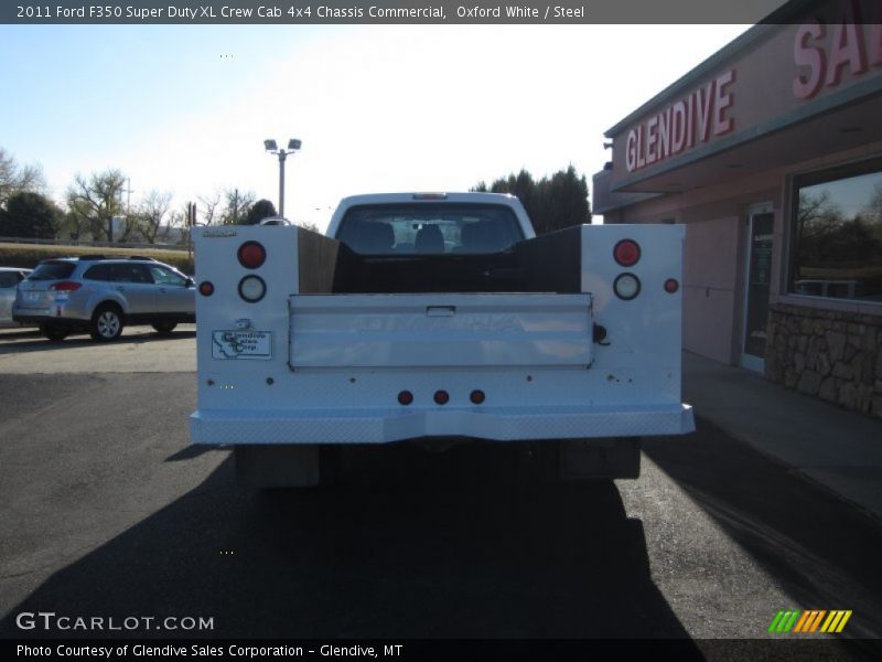 Oxford White / Steel 2011 Ford F350 Super Duty XL Crew Cab 4x4 Chassis Commercial
