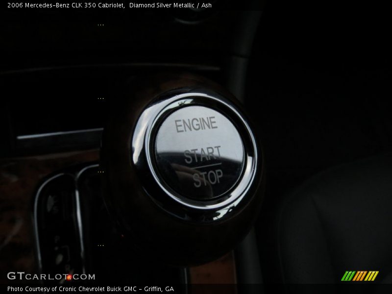 Diamond Silver Metallic / Ash 2006 Mercedes-Benz CLK 350 Cabriolet