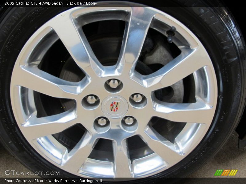 Black Ice / Ebony 2009 Cadillac CTS 4 AWD Sedan