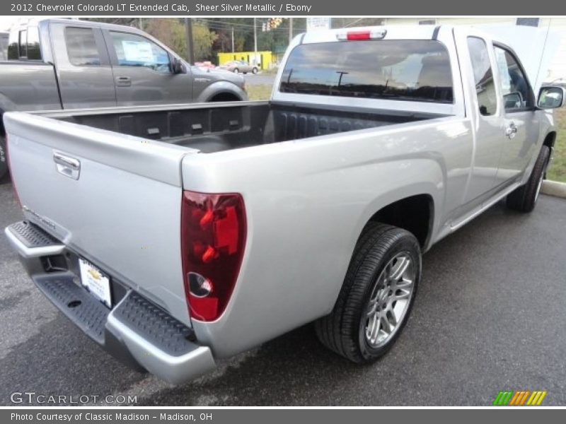 Sheer Silver Metallic / Ebony 2012 Chevrolet Colorado LT Extended Cab
