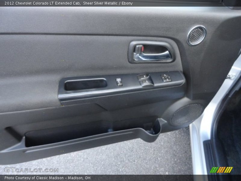 Sheer Silver Metallic / Ebony 2012 Chevrolet Colorado LT Extended Cab