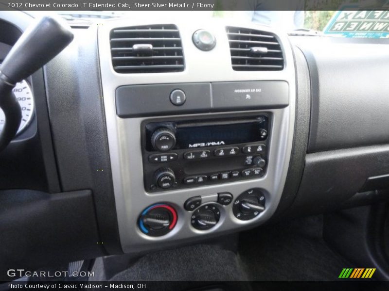 Sheer Silver Metallic / Ebony 2012 Chevrolet Colorado LT Extended Cab