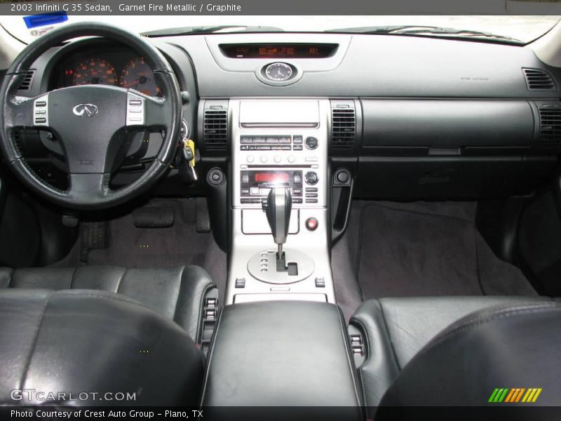 Garnet Fire Metallic / Graphite 2003 Infiniti G 35 Sedan