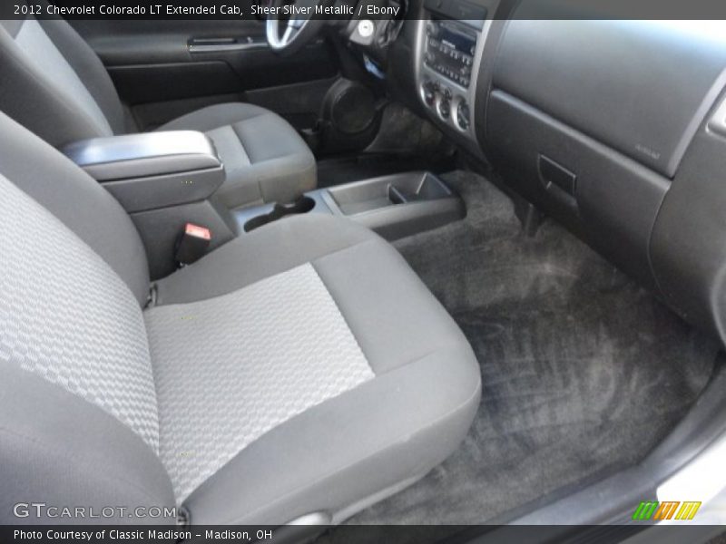 Sheer Silver Metallic / Ebony 2012 Chevrolet Colorado LT Extended Cab