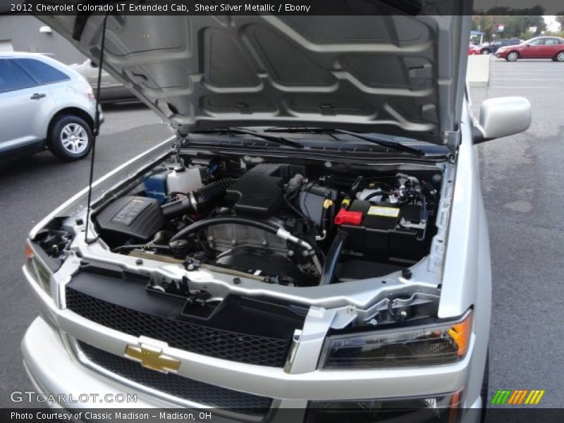 Sheer Silver Metallic / Ebony 2012 Chevrolet Colorado LT Extended Cab