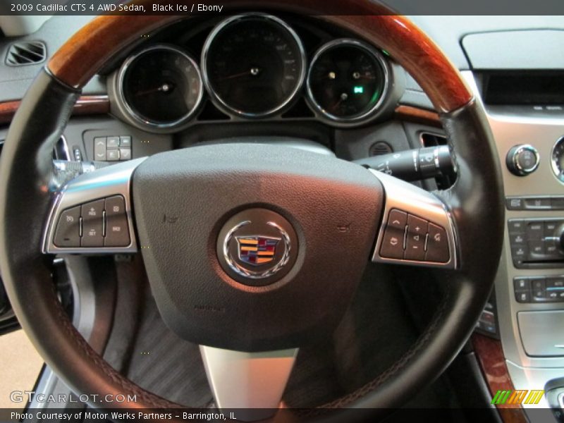 Black Ice / Ebony 2009 Cadillac CTS 4 AWD Sedan