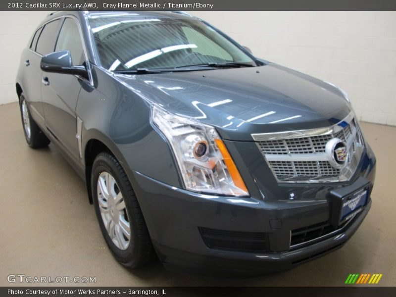 Gray Flannel Metallic / Titanium/Ebony 2012 Cadillac SRX Luxury AWD