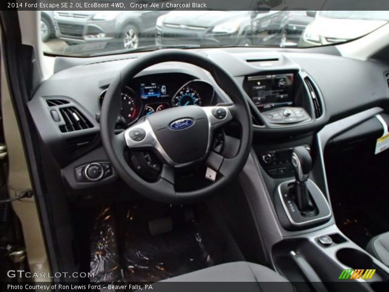 Ginger Ale / Charcoal Black 2014 Ford Escape SE 2.0L EcoBoost 4WD