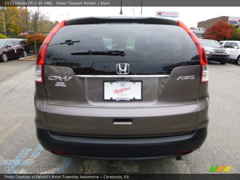 Urban Titanium Metallic / Black 2012 Honda CR-V EX 4WD