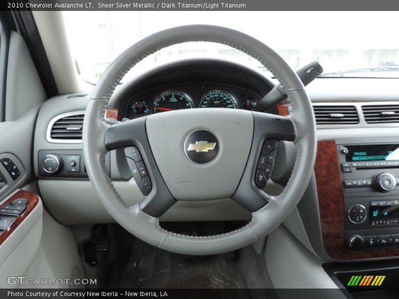 Sheer Silver Metallic / Dark Titanium/Light Titanium 2010 Chevrolet Avalanche LT