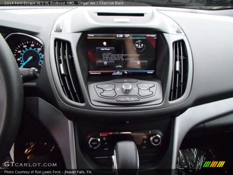 Ginger Ale / Charcoal Black 2014 Ford Escape SE 2.0L EcoBoost 4WD