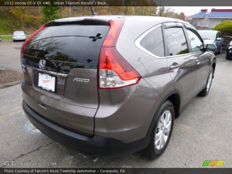 Urban Titanium Metallic / Black 2012 Honda CR-V EX 4WD