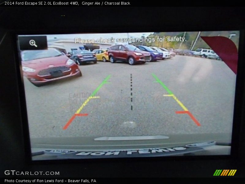 Ginger Ale / Charcoal Black 2014 Ford Escape SE 2.0L EcoBoost 4WD