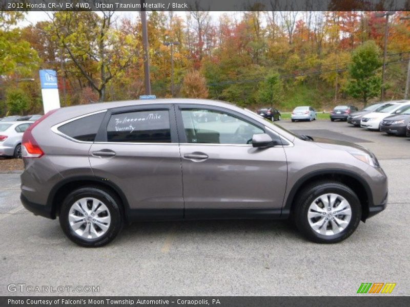 Urban Titanium Metallic / Black 2012 Honda CR-V EX 4WD