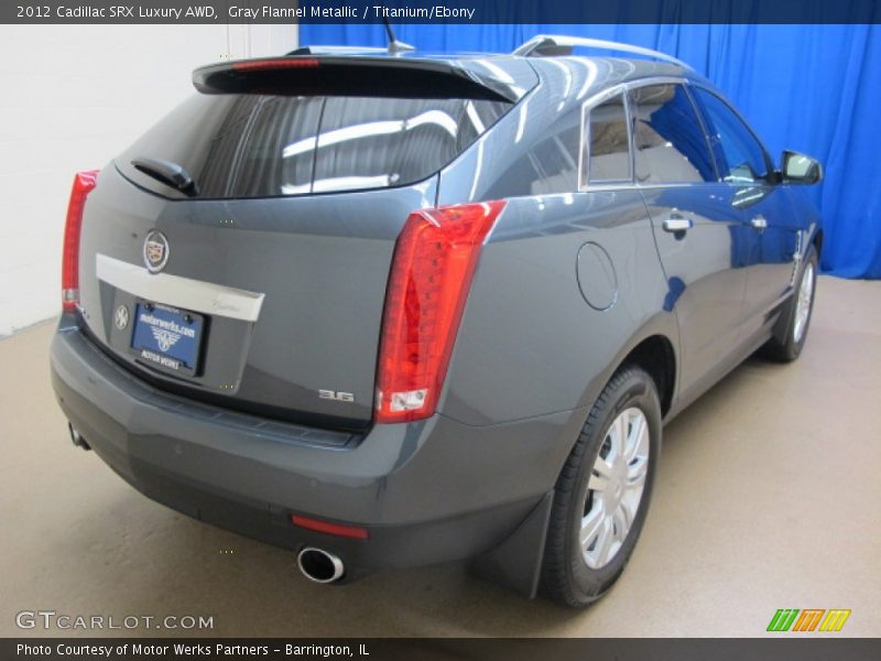 Gray Flannel Metallic / Titanium/Ebony 2012 Cadillac SRX Luxury AWD