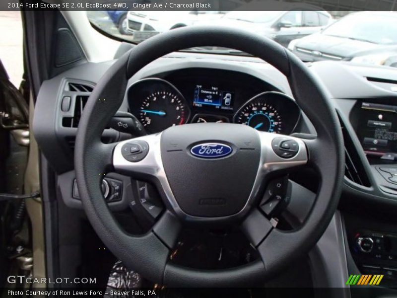 Ginger Ale / Charcoal Black 2014 Ford Escape SE 2.0L EcoBoost 4WD