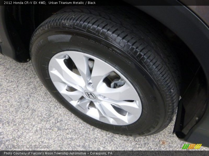 Urban Titanium Metallic / Black 2012 Honda CR-V EX 4WD