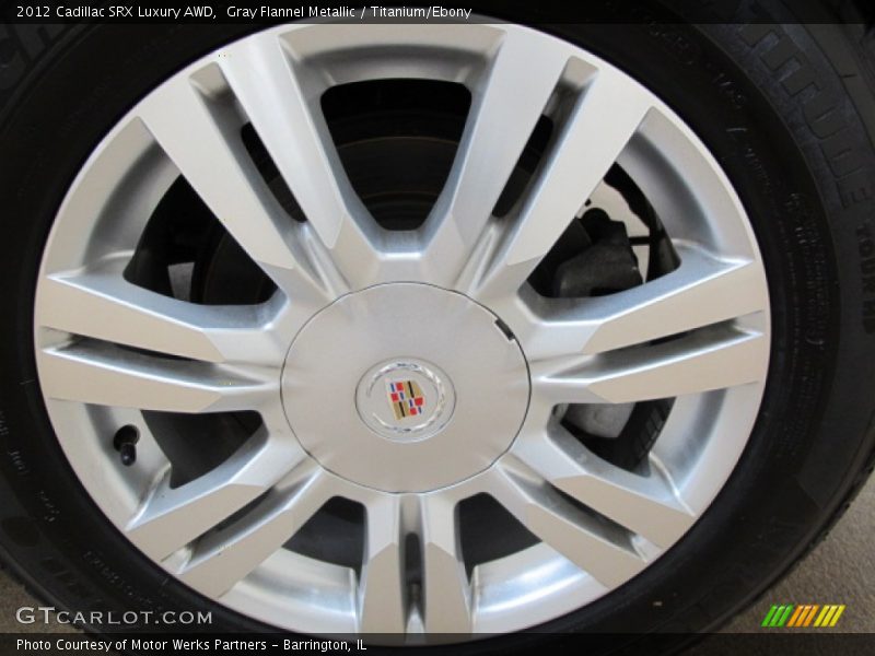 Gray Flannel Metallic / Titanium/Ebony 2012 Cadillac SRX Luxury AWD
