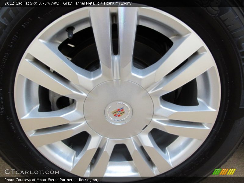 Gray Flannel Metallic / Titanium/Ebony 2012 Cadillac SRX Luxury AWD