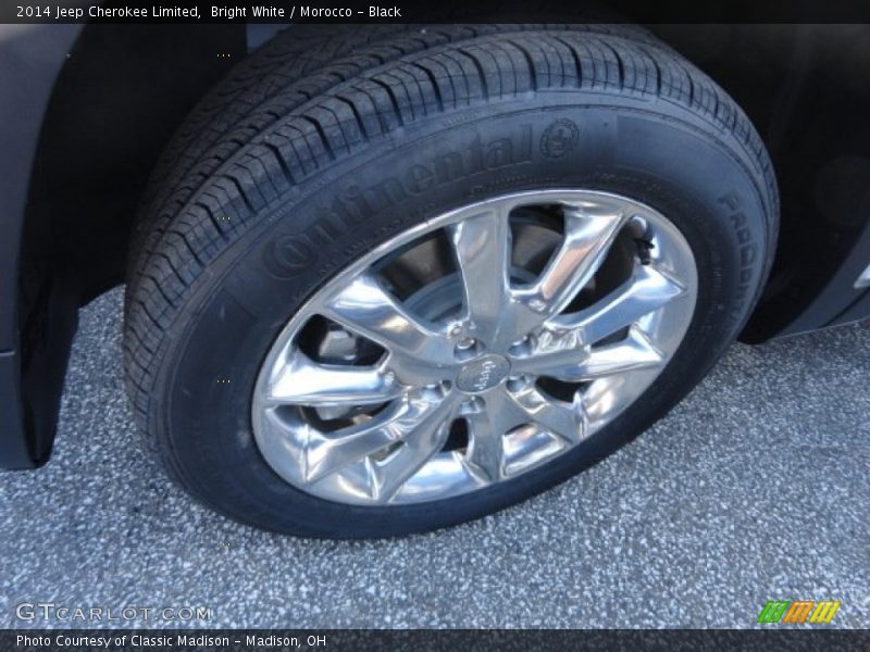 Bright White / Morocco - Black 2014 Jeep Cherokee Limited