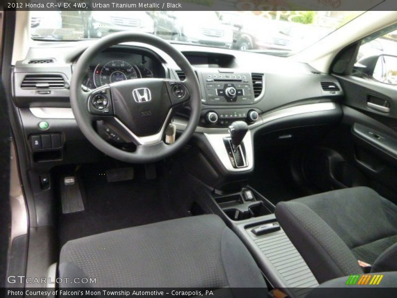 Urban Titanium Metallic / Black 2012 Honda CR-V EX 4WD