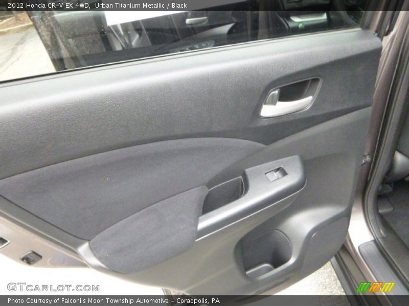 Urban Titanium Metallic / Black 2012 Honda CR-V EX 4WD