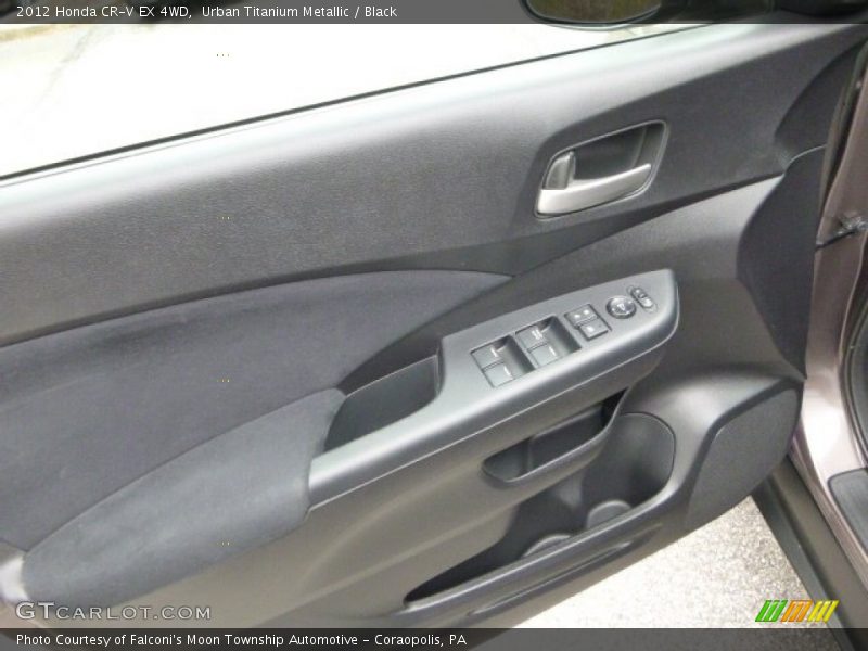 Urban Titanium Metallic / Black 2012 Honda CR-V EX 4WD
