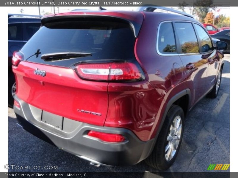 Deep Cherry Red Crystal Pearl / Morocco - Black 2014 Jeep Cherokee Limited