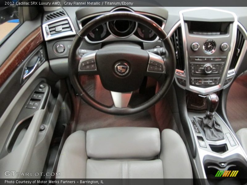 Gray Flannel Metallic / Titanium/Ebony 2012 Cadillac SRX Luxury AWD
