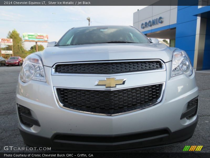 Silver Ice Metallic / Jet Black 2014 Chevrolet Equinox LT
