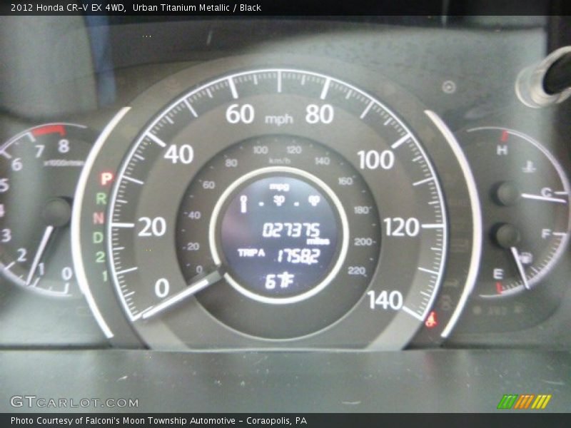 Urban Titanium Metallic / Black 2012 Honda CR-V EX 4WD