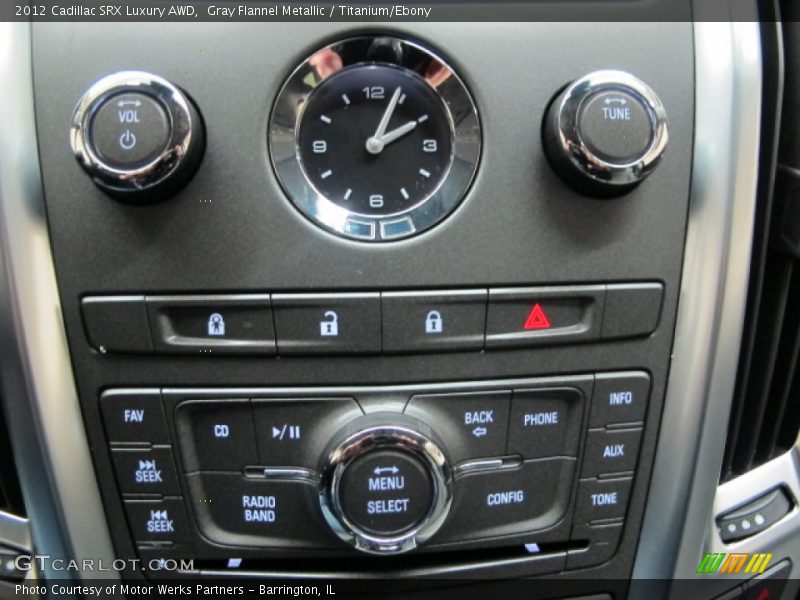 Gray Flannel Metallic / Titanium/Ebony 2012 Cadillac SRX Luxury AWD