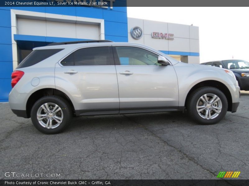 Silver Ice Metallic / Jet Black 2014 Chevrolet Equinox LT