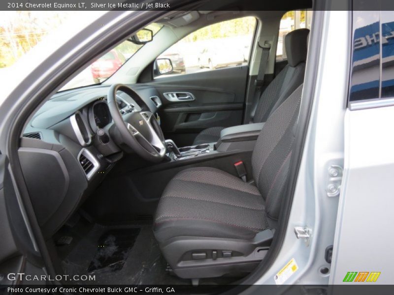 Silver Ice Metallic / Jet Black 2014 Chevrolet Equinox LT