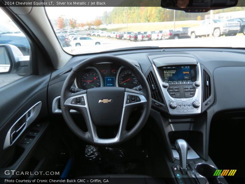 Silver Ice Metallic / Jet Black 2014 Chevrolet Equinox LT