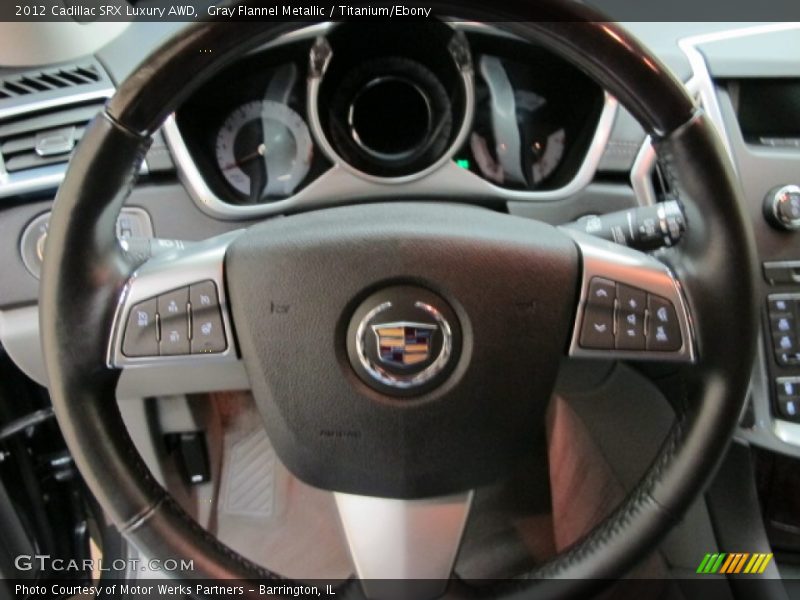 Gray Flannel Metallic / Titanium/Ebony 2012 Cadillac SRX Luxury AWD