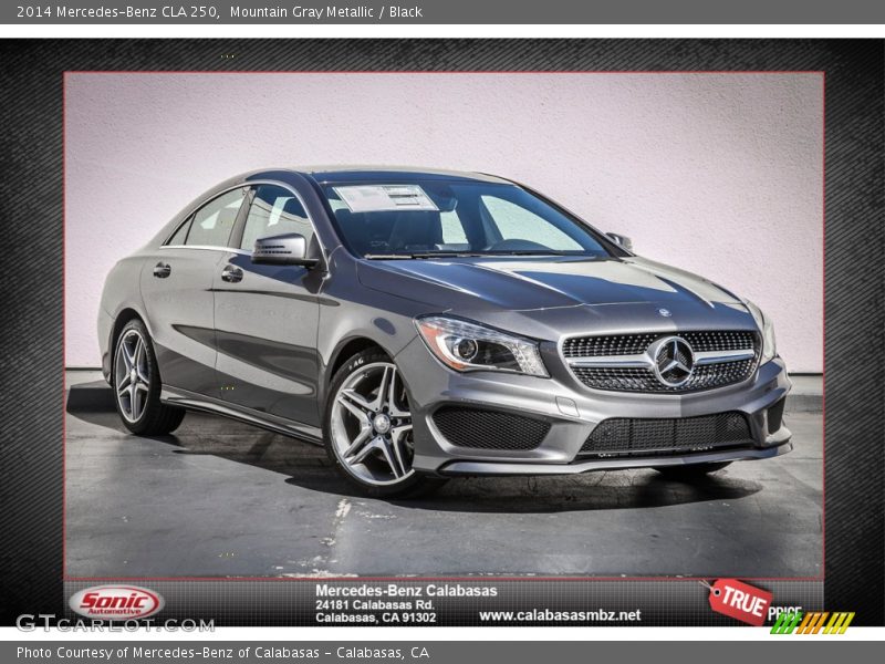 Mountain Gray Metallic / Black 2014 Mercedes-Benz CLA 250