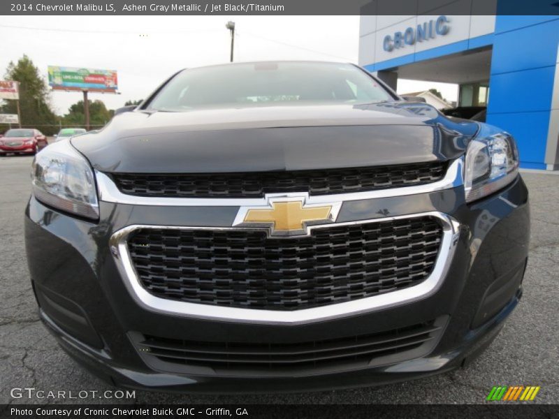 Ashen Gray Metallic / Jet Black/Titanium 2014 Chevrolet Malibu LS