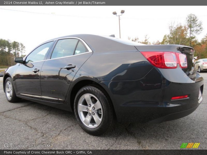Ashen Gray Metallic / Jet Black/Titanium 2014 Chevrolet Malibu LS