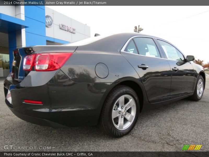 Ashen Gray Metallic / Jet Black/Titanium 2014 Chevrolet Malibu LS
