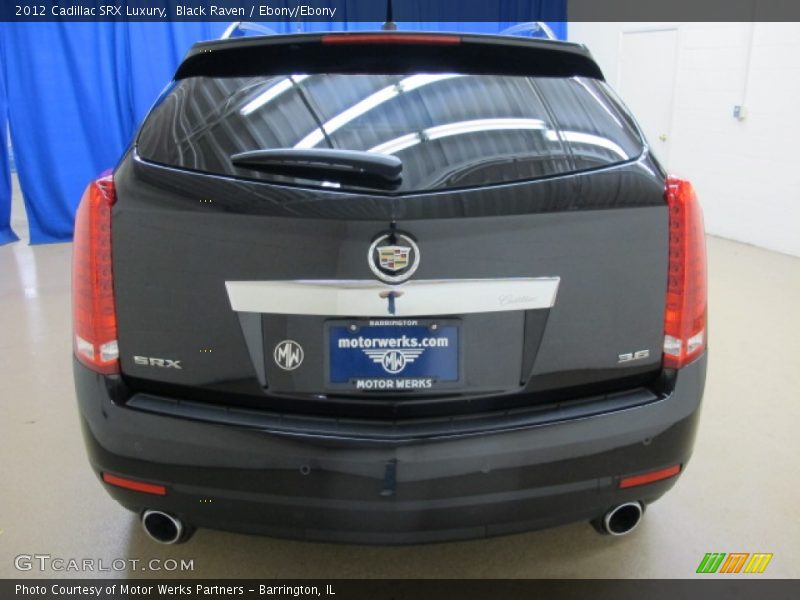 Black Raven / Ebony/Ebony 2012 Cadillac SRX Luxury