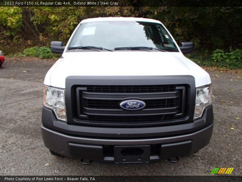 Oxford White / Steel Gray 2013 Ford F150 XL Regular Cab 4x4