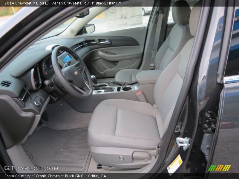 Ashen Gray Metallic / Jet Black/Titanium 2014 Chevrolet Malibu LS