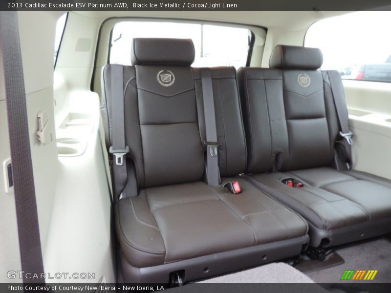 Rear Seat of 2013 Escalade ESV Platinum AWD