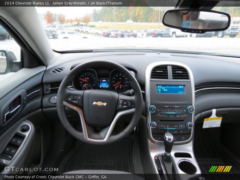 Ashen Gray Metallic / Jet Black/Titanium 2014 Chevrolet Malibu LS