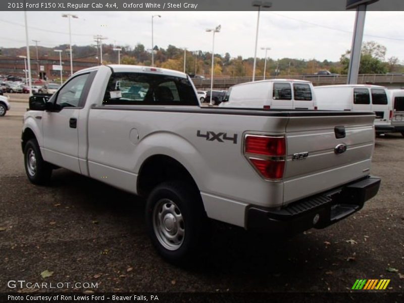 Oxford White / Steel Gray 2013 Ford F150 XL Regular Cab 4x4