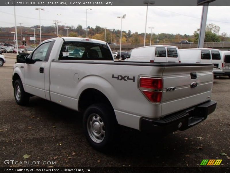 Oxford White / Steel Gray 2013 Ford F150 XL Regular Cab 4x4