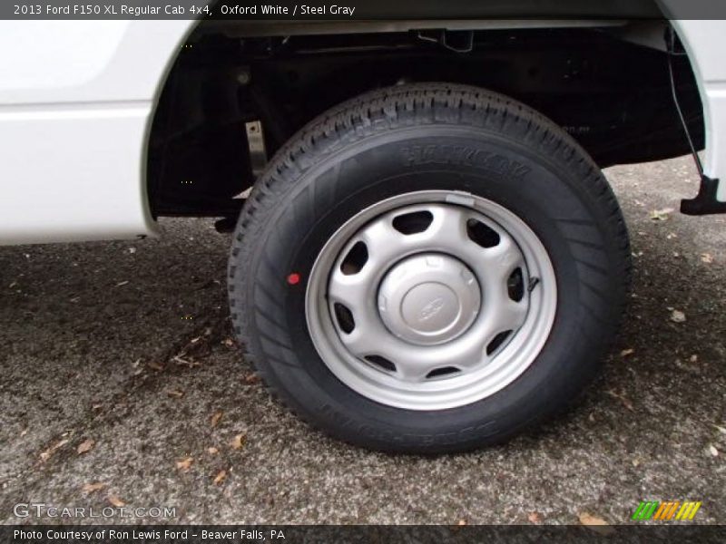 Oxford White / Steel Gray 2013 Ford F150 XL Regular Cab 4x4