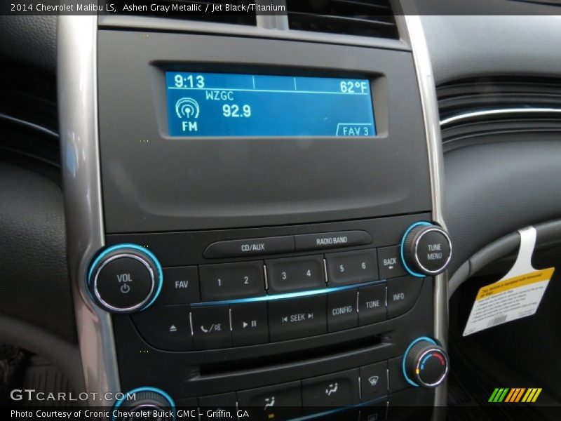 Ashen Gray Metallic / Jet Black/Titanium 2014 Chevrolet Malibu LS